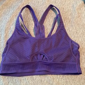 Nike purple dri fit sport bra M